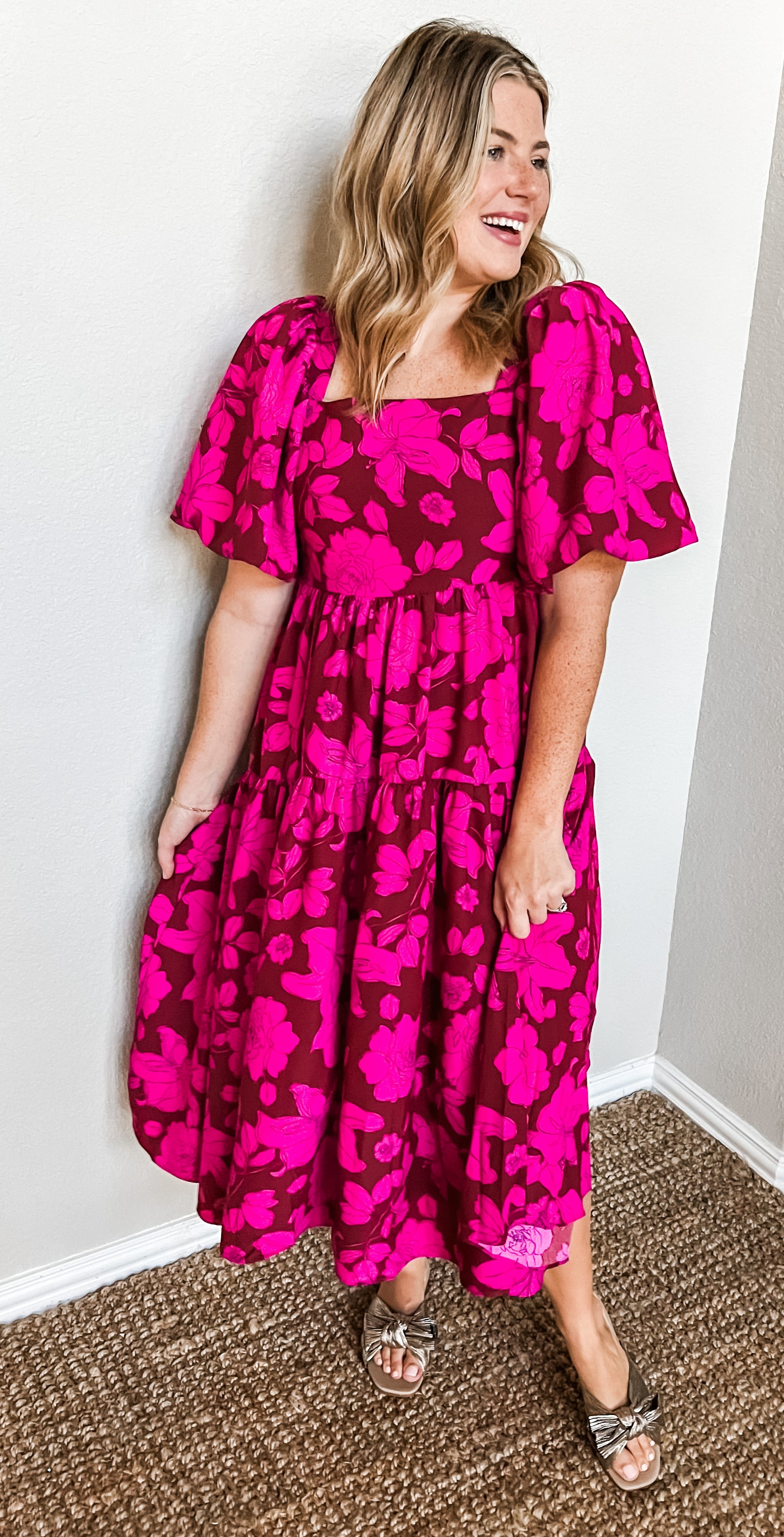 Dare To Love Dress- Magenta