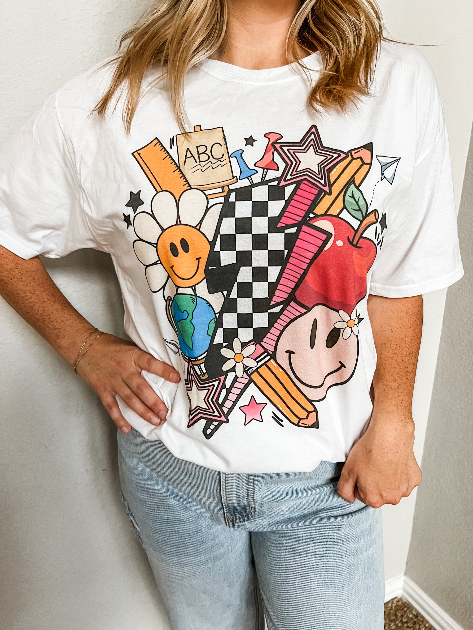 Teacher Vibes Graphic Tee