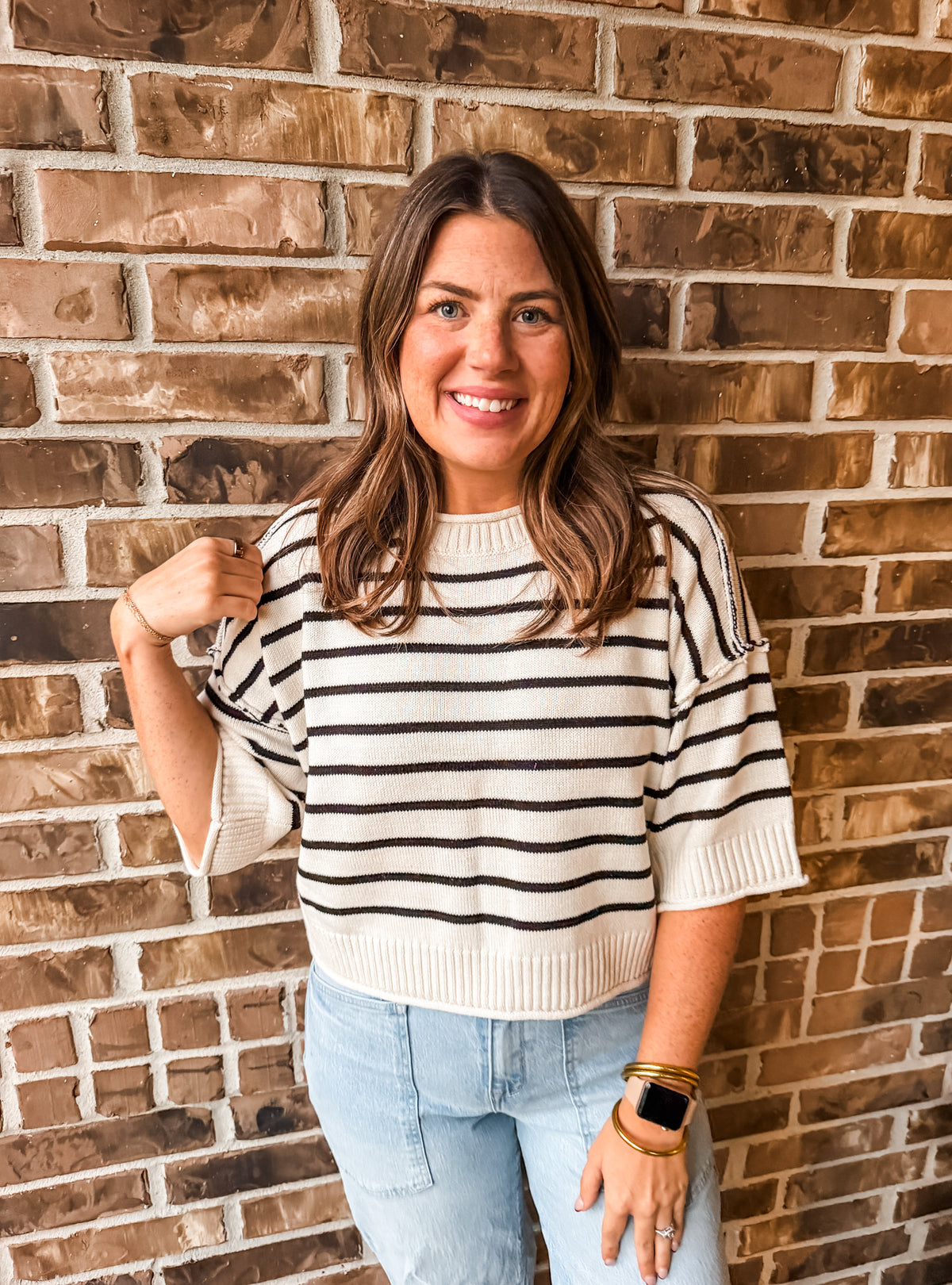 Stripe This Way Sweater