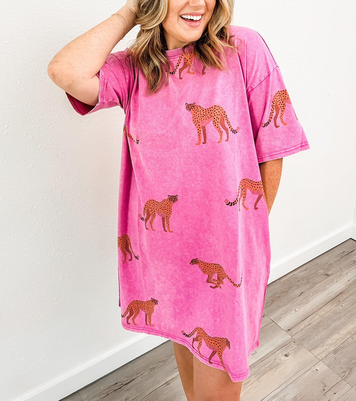 On the Run Dress- Pink