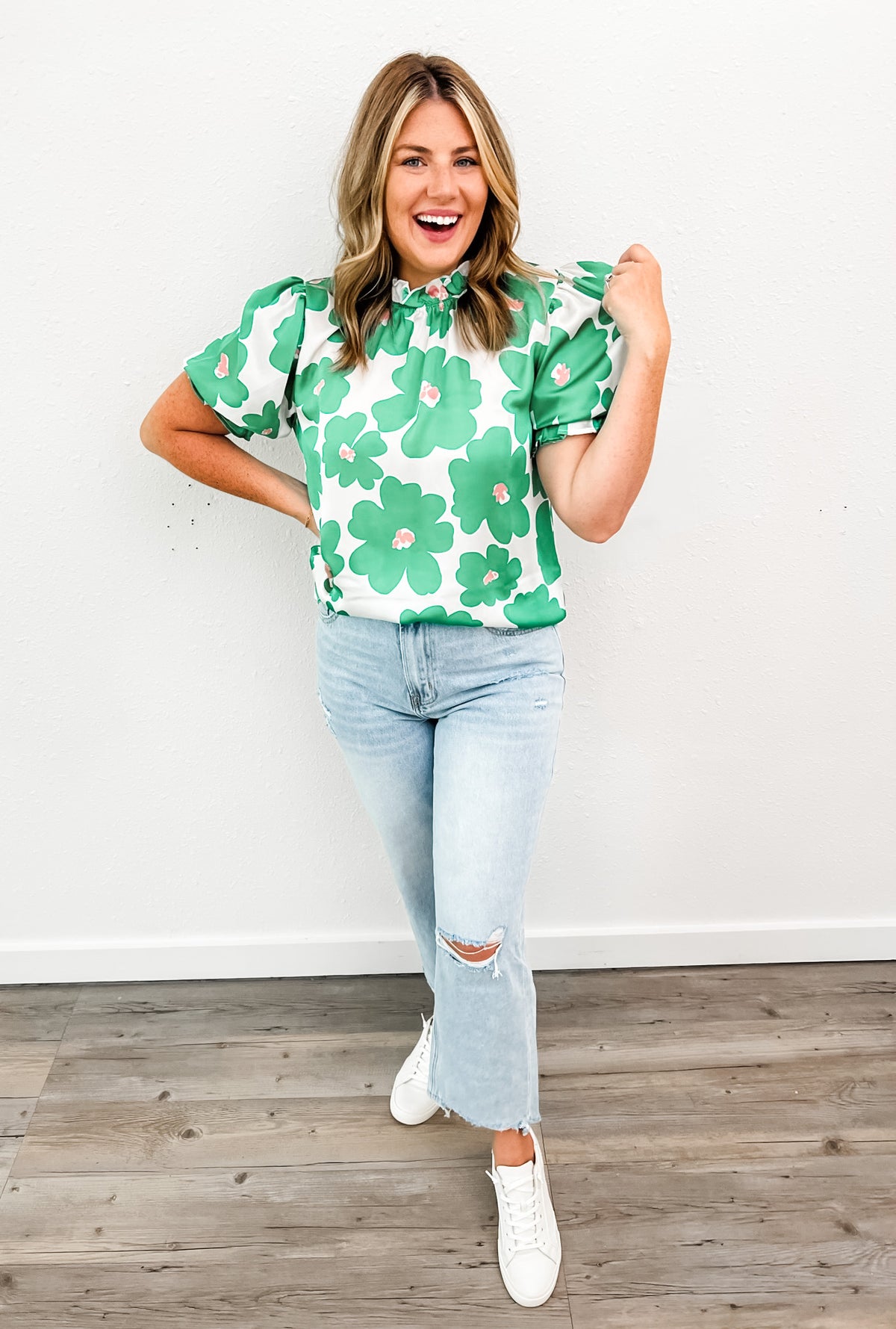 Chasing Sunshine Top - Green