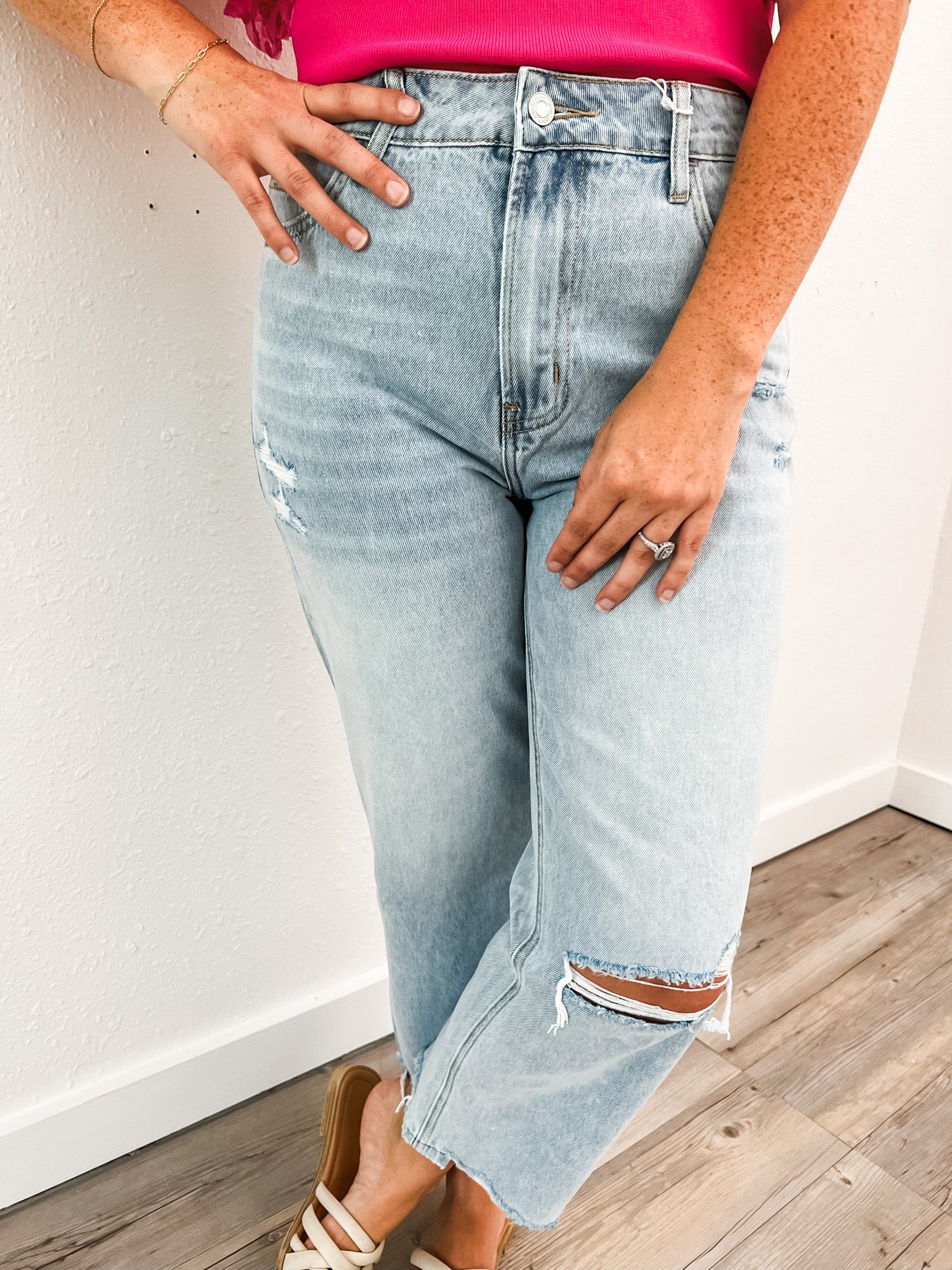 90s Vintage Relaxed Crop- KASSIE