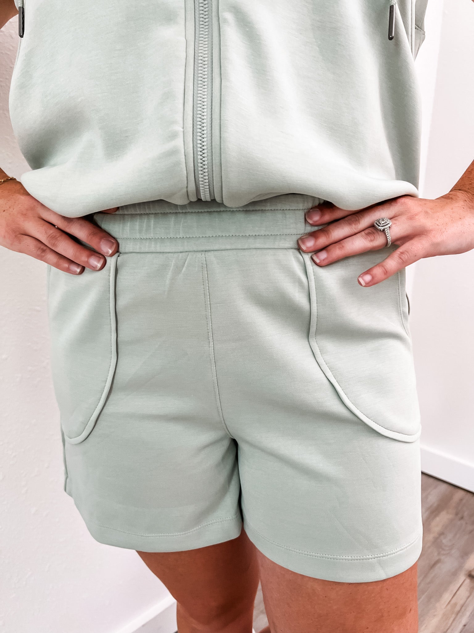 Athletic Vibe Set in Sage