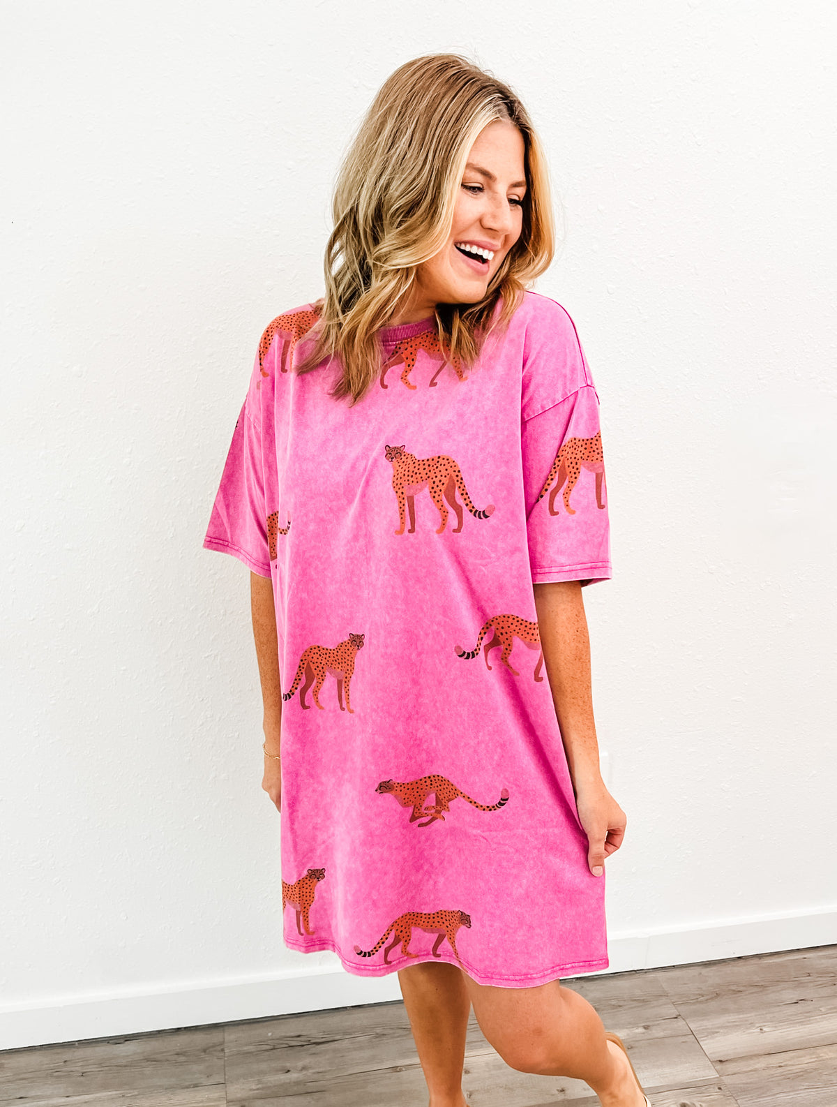 On the Run Dress- Pink